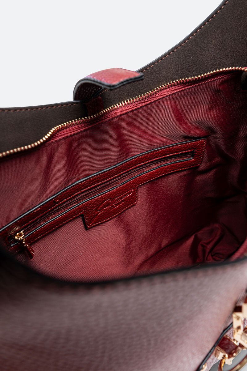 Hobo Lauren in Synthetisch Leer Rood