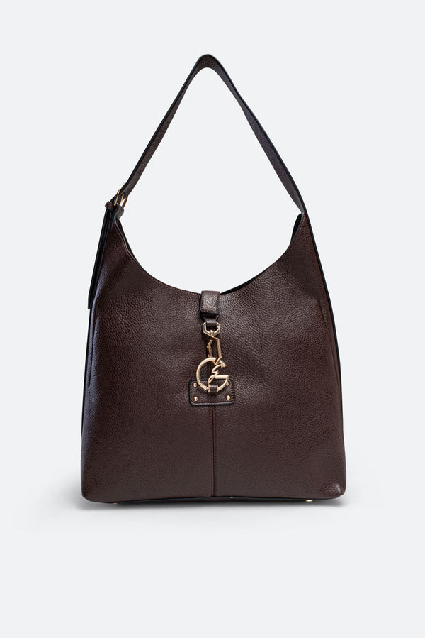 Hobo Lauren in Pelle Sintetica Marrone