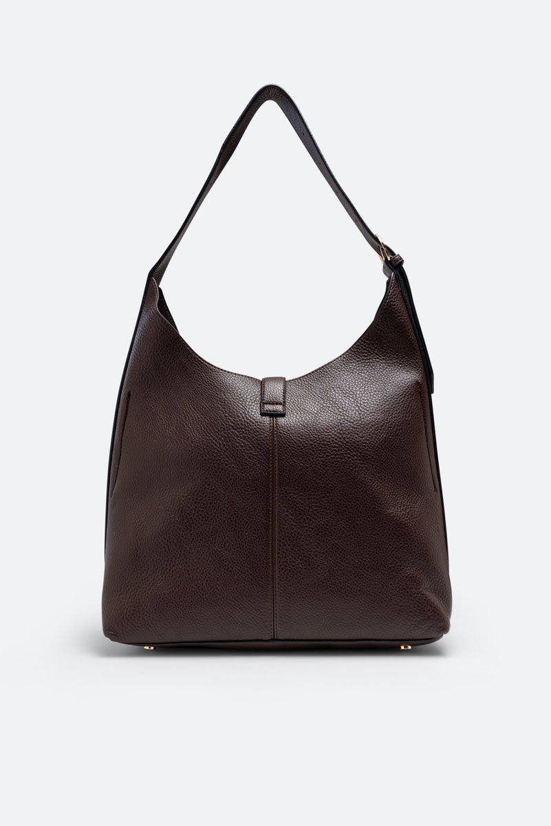 Hobo Lauren in Brown Synthetic Leather