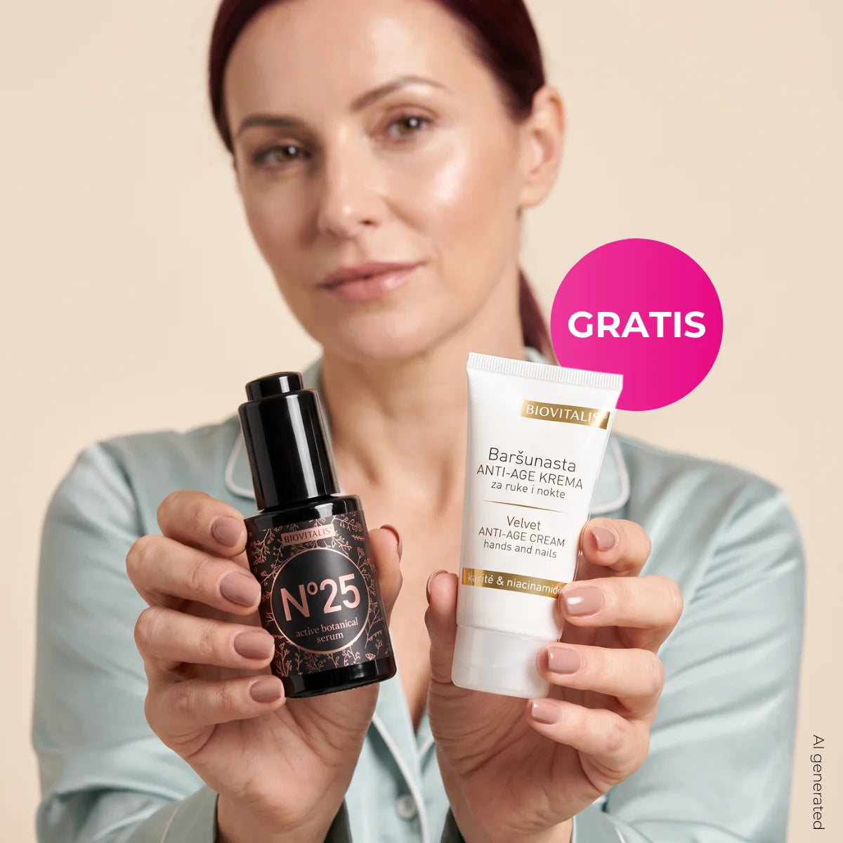 Botanički Biovitalis anti-age paket za lice i ruke