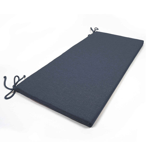 cuscino per panche sfoderabile con alette in cotone e cerniera 80x40 (4578425012282)