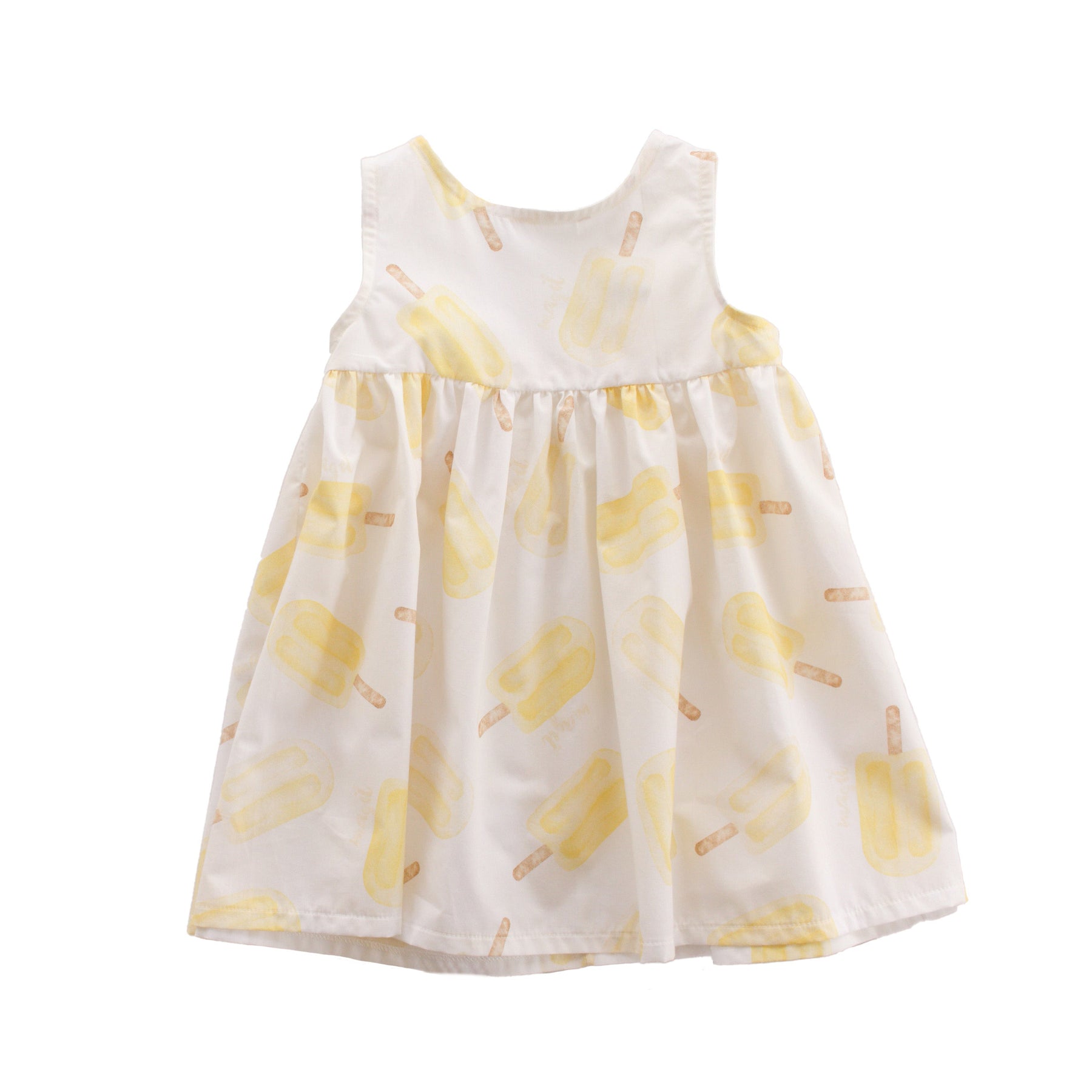 VESTIDO IMPRESIÓN CARÁMBANO AMARILLO