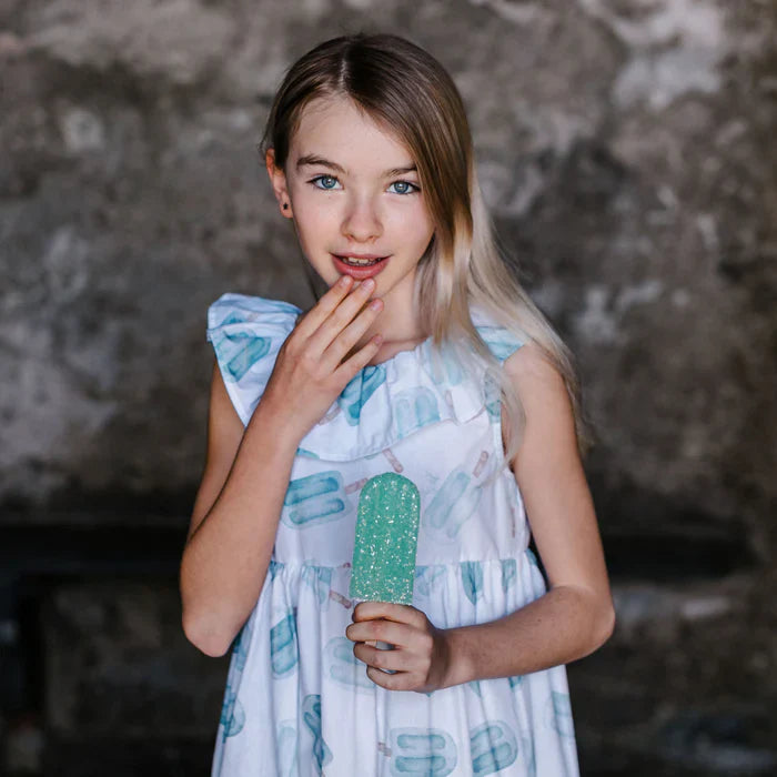 DRESS WITH RUFFLE DETAIL