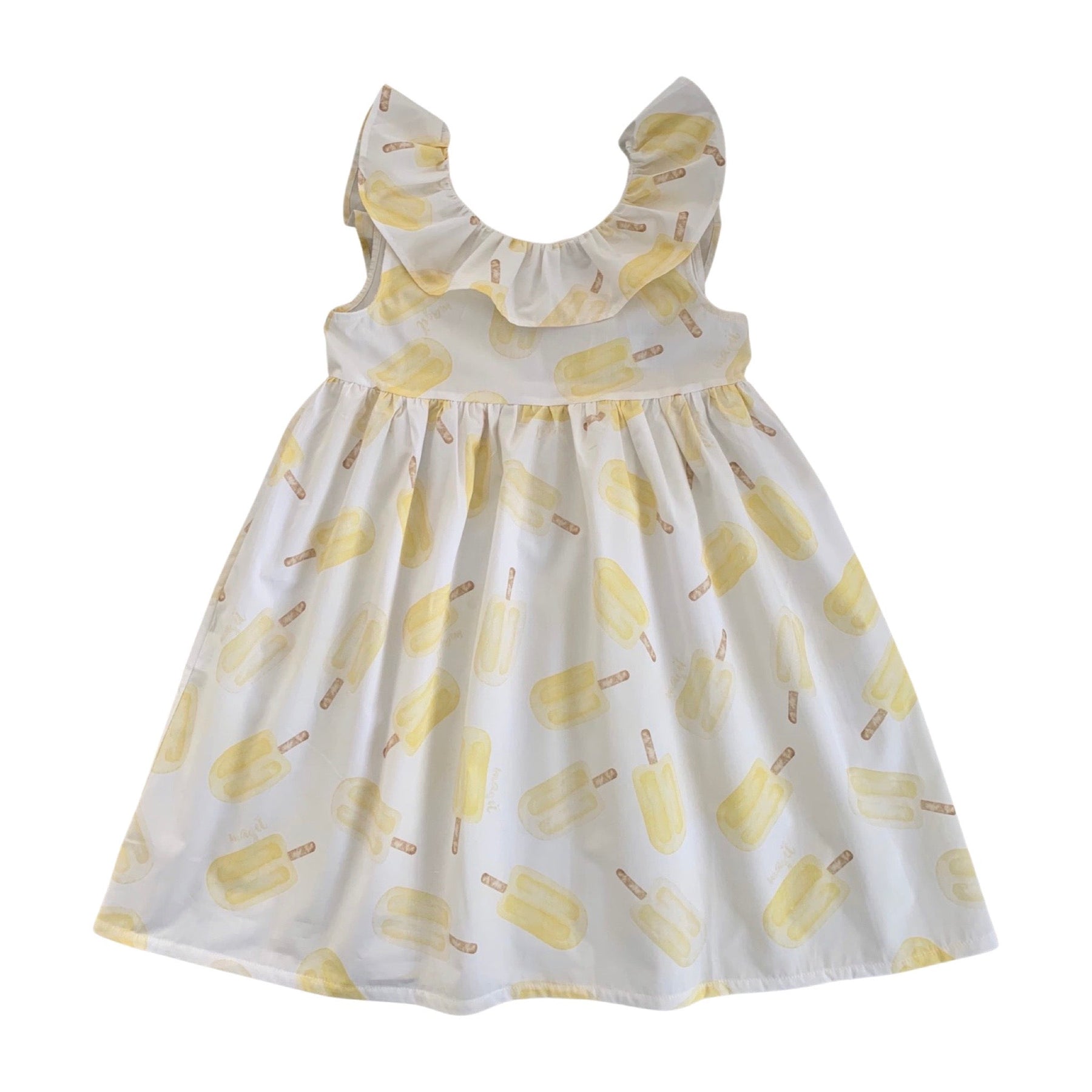 DRESS WITH RUFFLE DETAIL