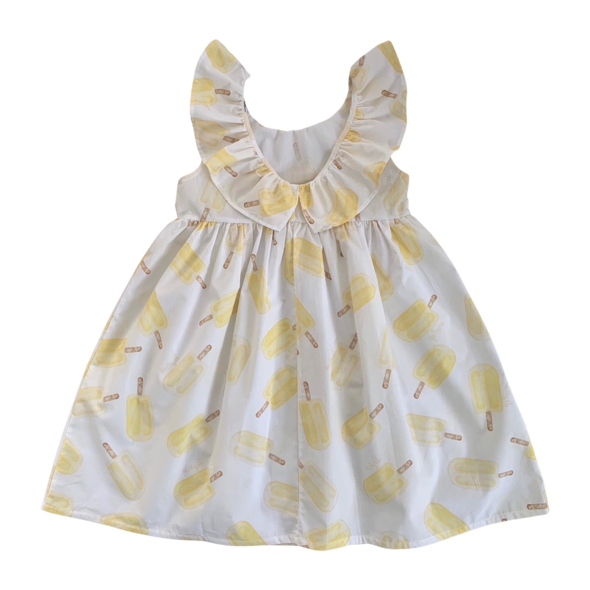 DRESS WITH RUFFLE DETAIL