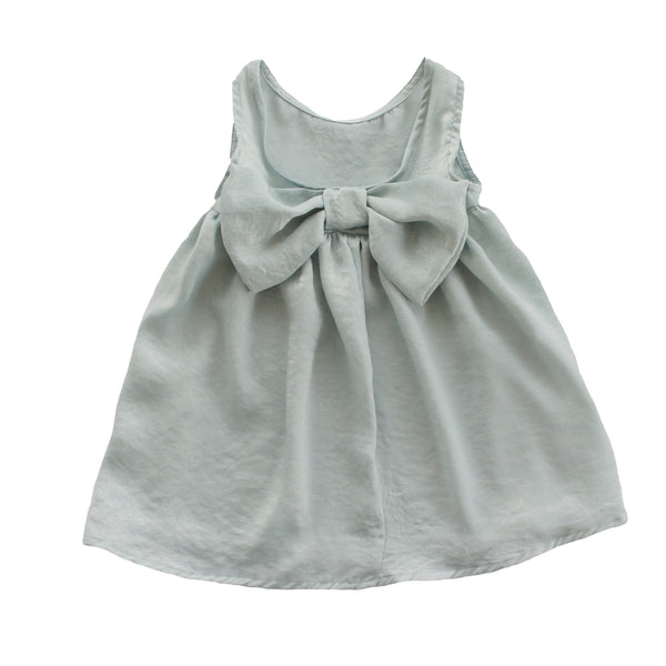 MINT GREEN SILK HAND DRESS