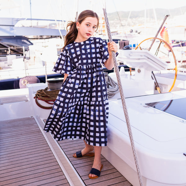 LONG VICHY DRESS