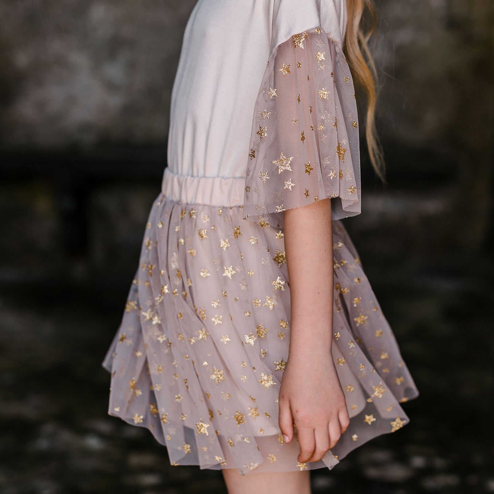 GLITTER STAR TULLE SKIRT