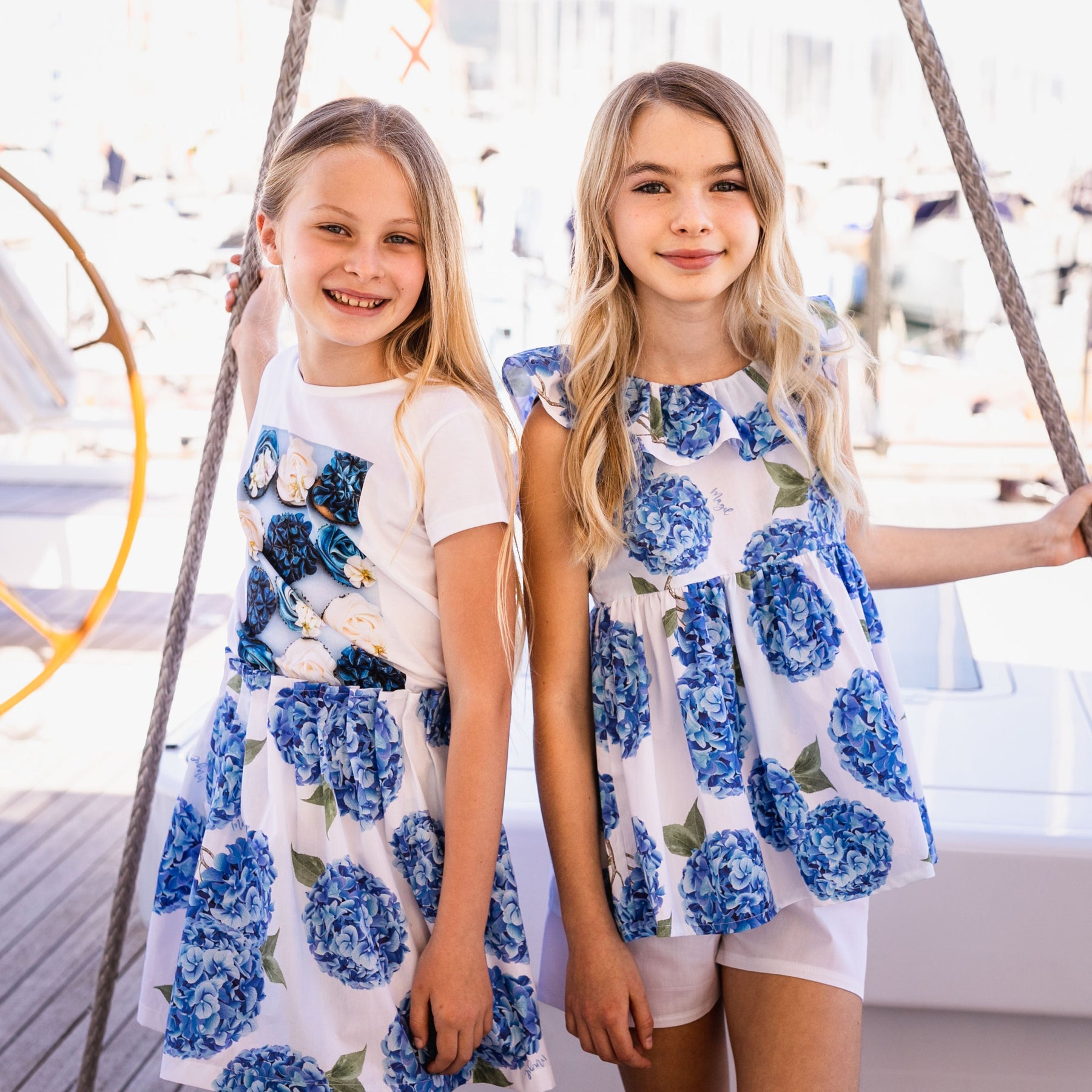 RUFFLED PATTERNED SKIRT