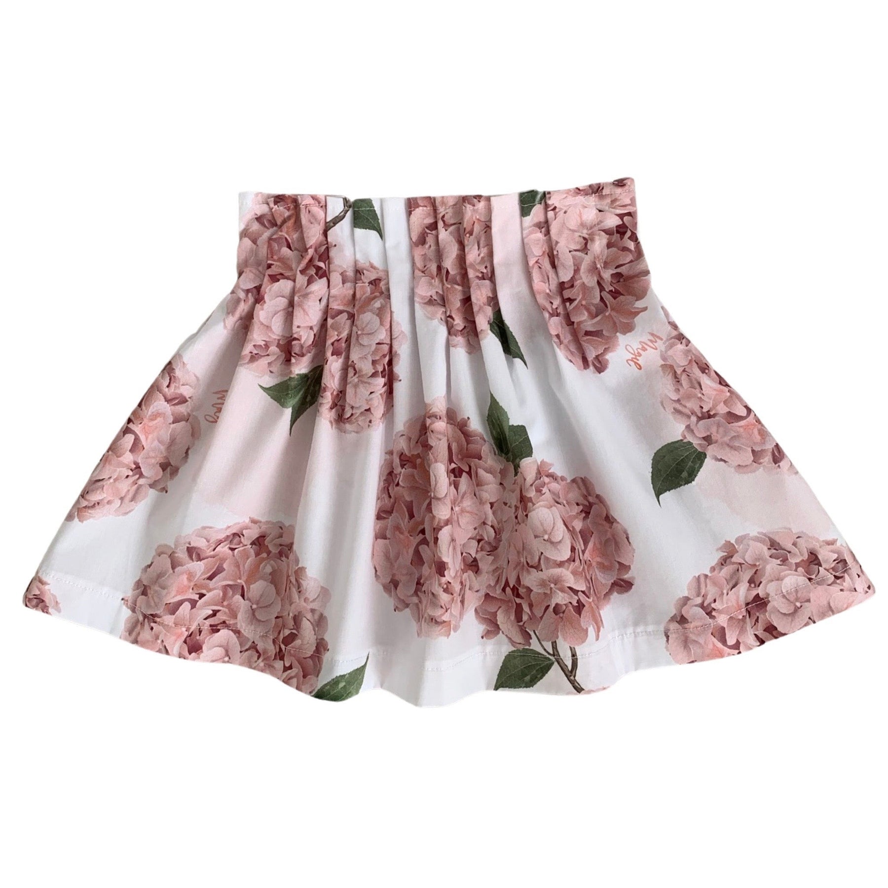 RUFFLED PATTERNED SKIRT