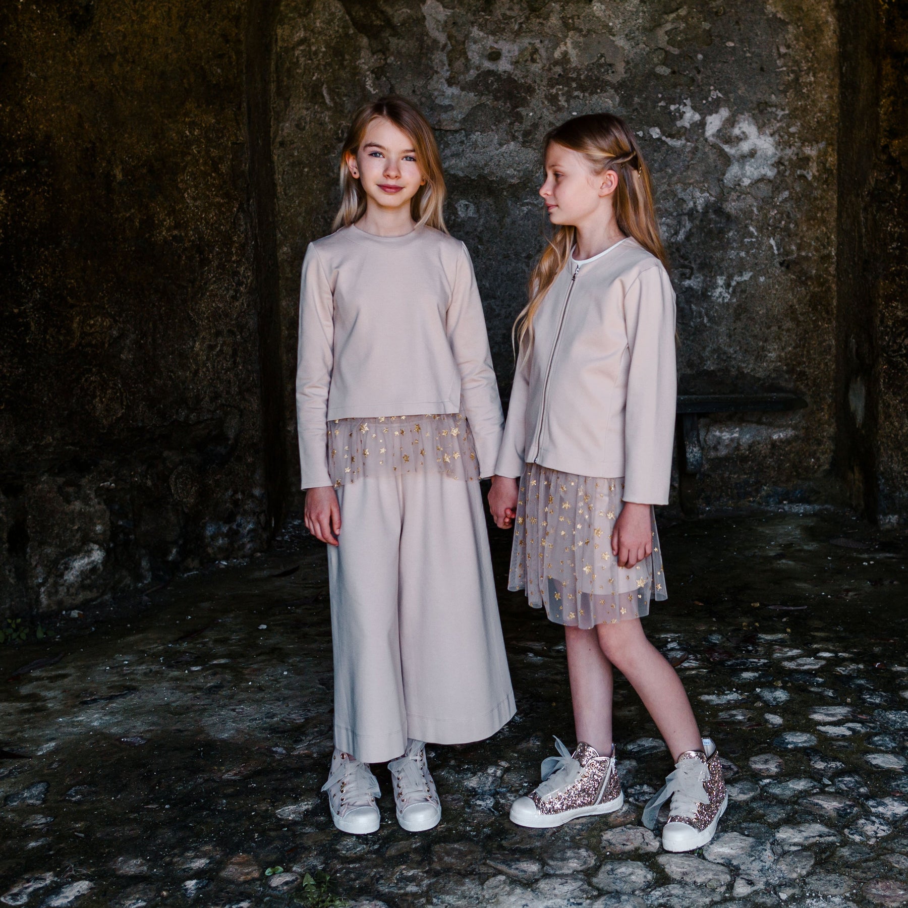 PANTALONS CARAMELLA EN POINT MILANO