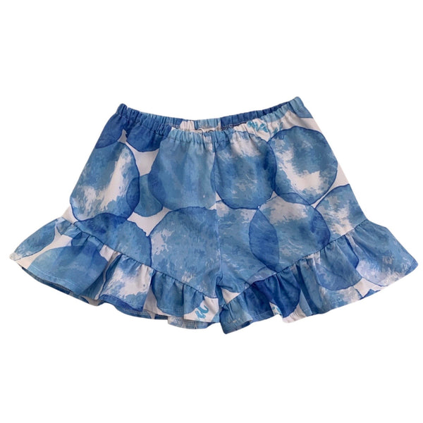 PRINTED CULOTTE WITH RUFFLE