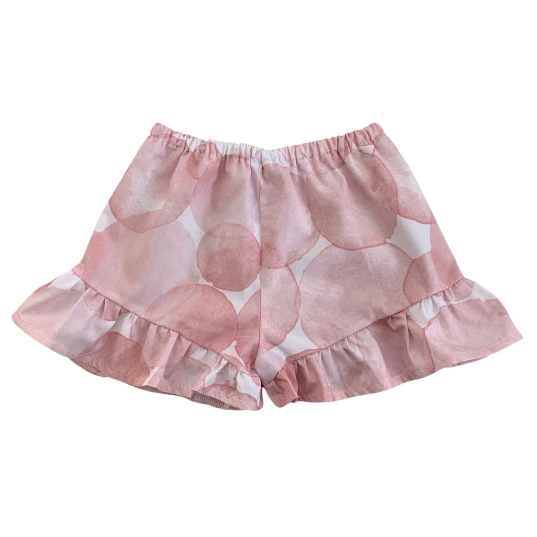 PRINTED CULOTTE WITH RUFFLE