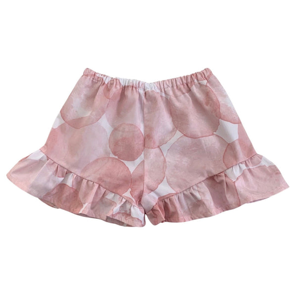 PRINTED CULOTTE WITH RUFFLE