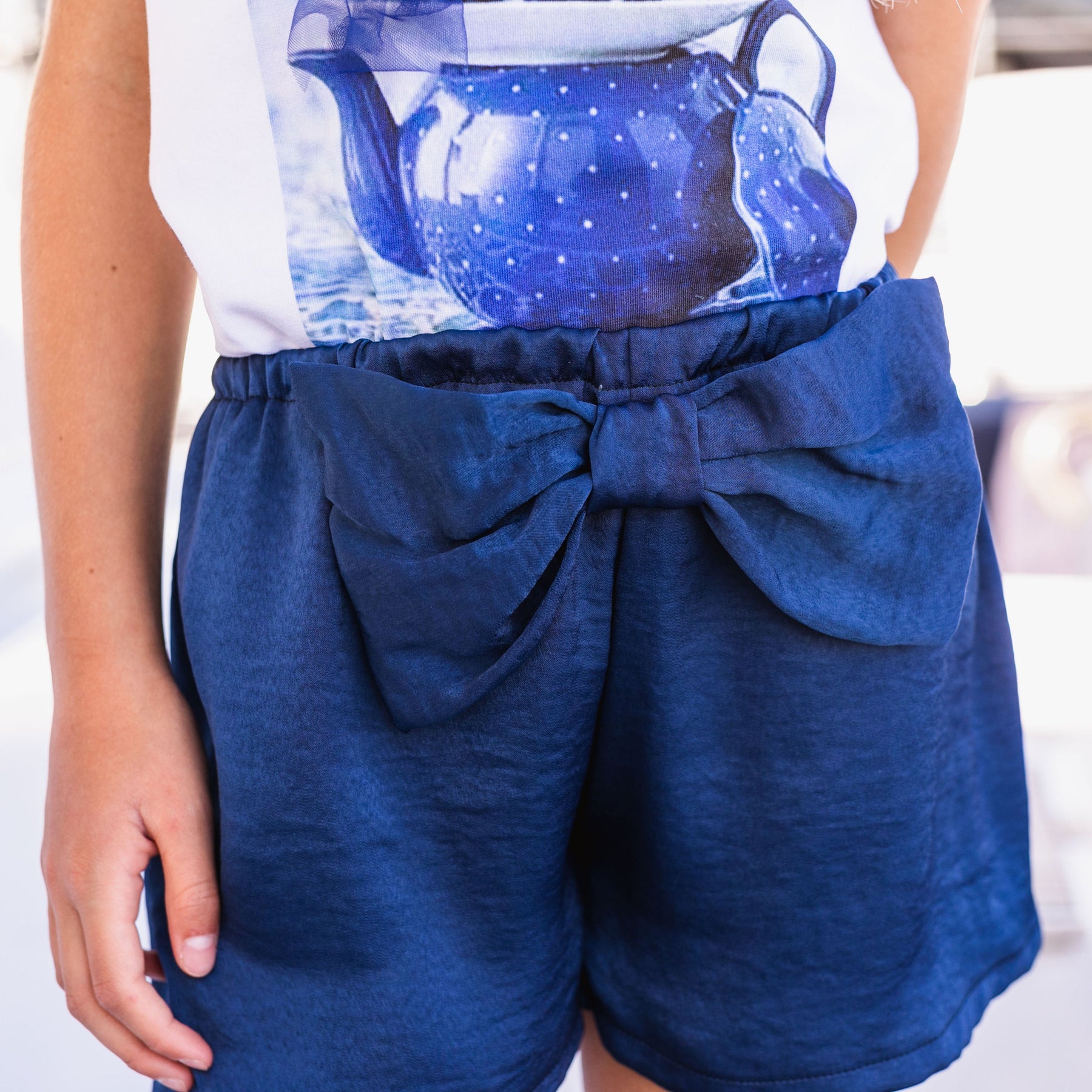 MAXI BOW SILK HAND PANTIES