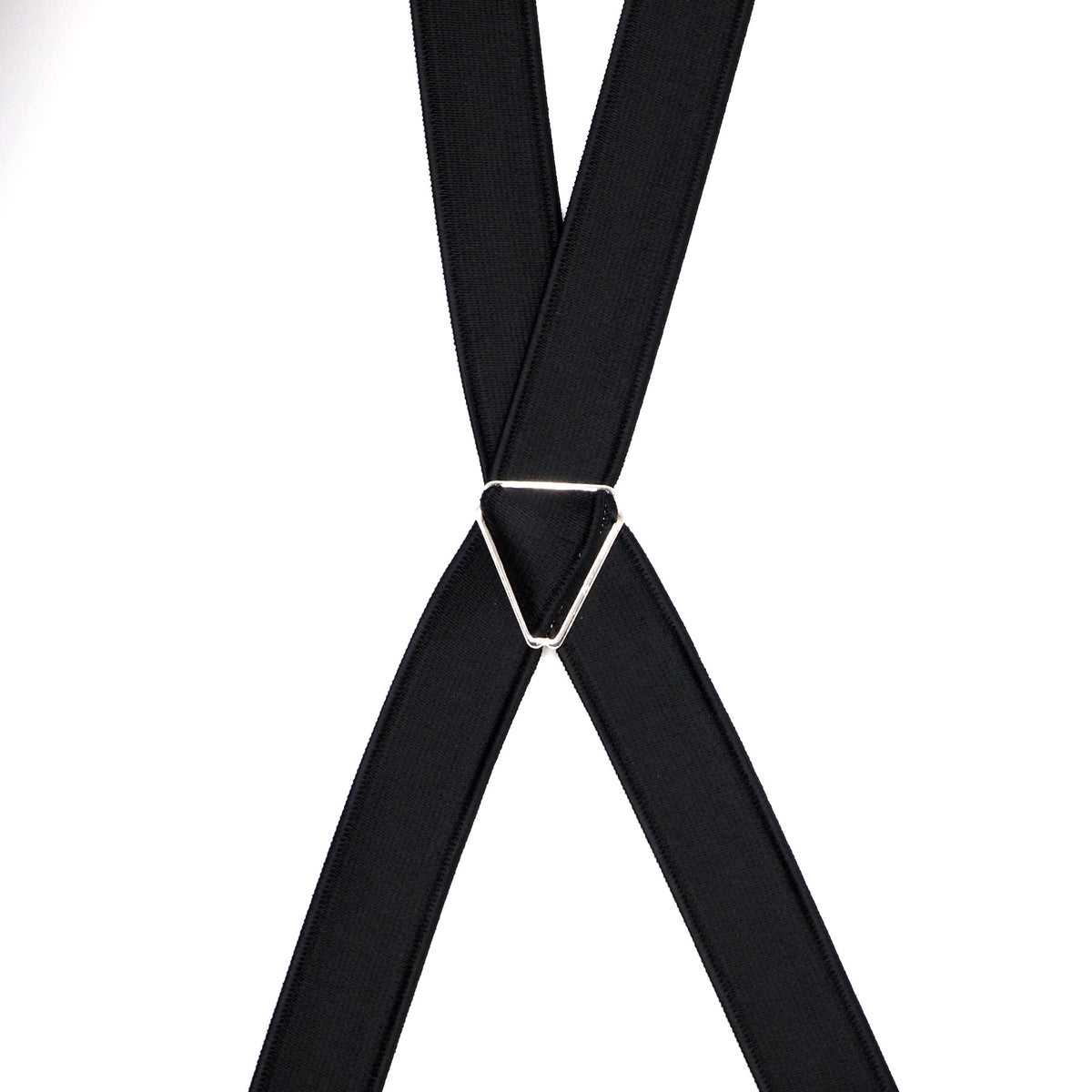 Elegant black thin suspenders