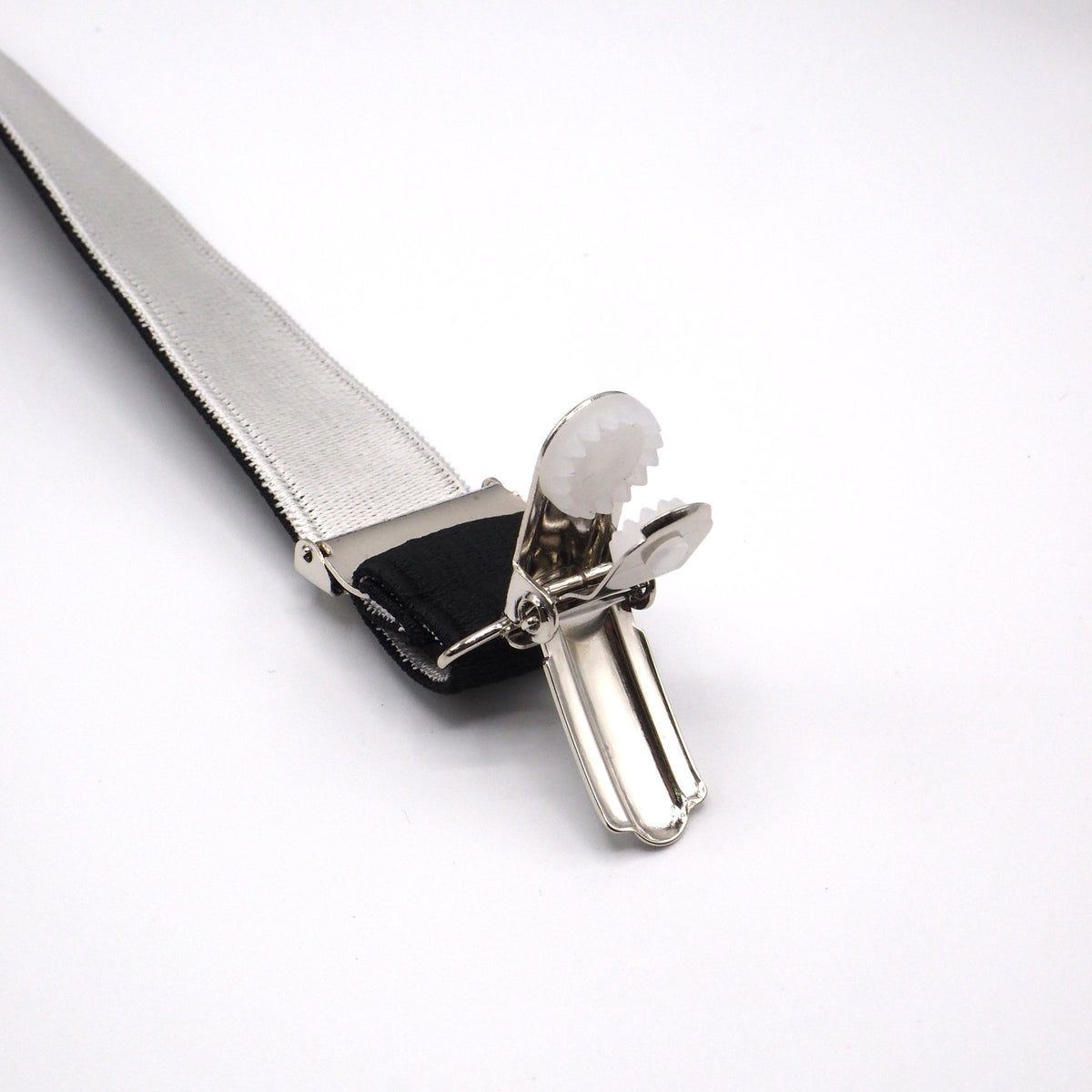 Elegant black thin suspenders