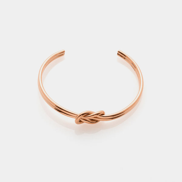 Large Rigid Infinity Knot Bracelet in Steel