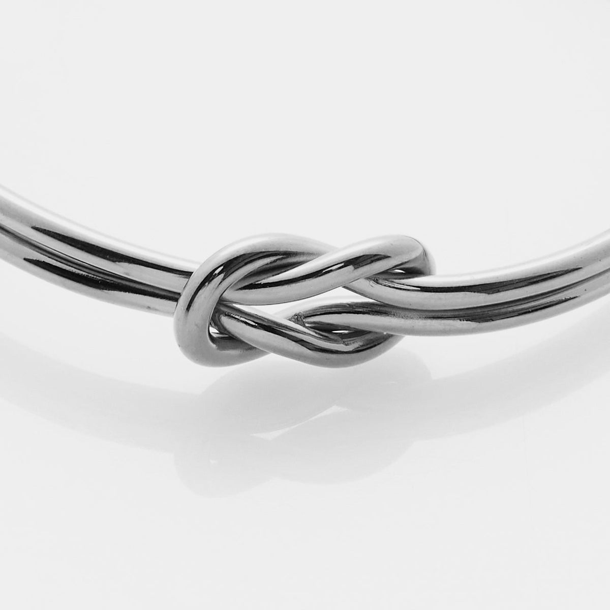 Large Rigid Infinity Knot Bracelet in Steel