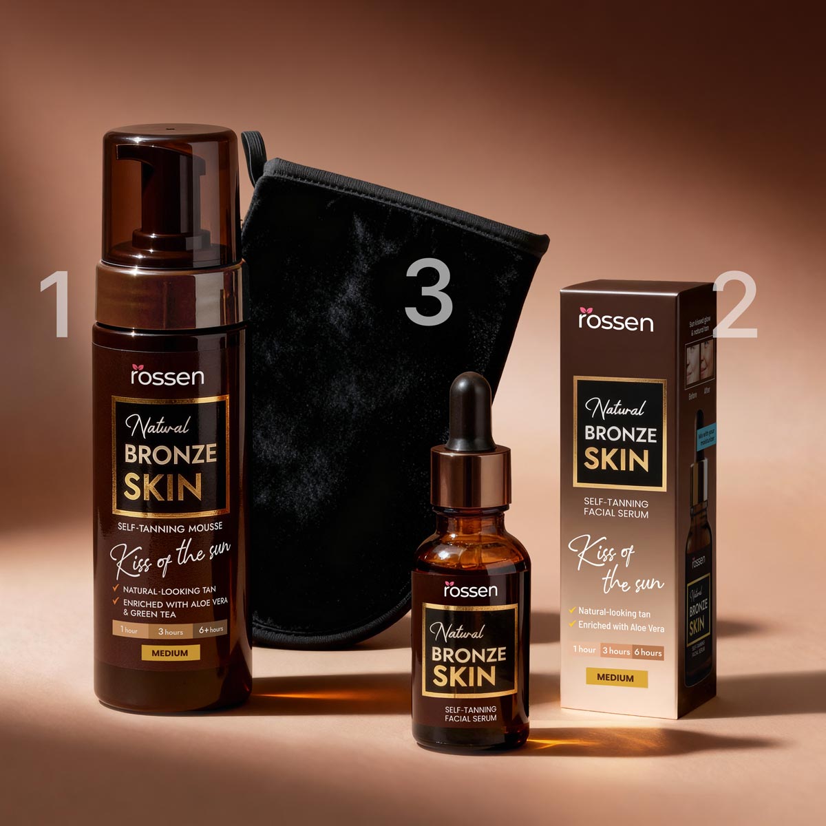 Sérum Auto-Bronzant pour le Visage en Bronze