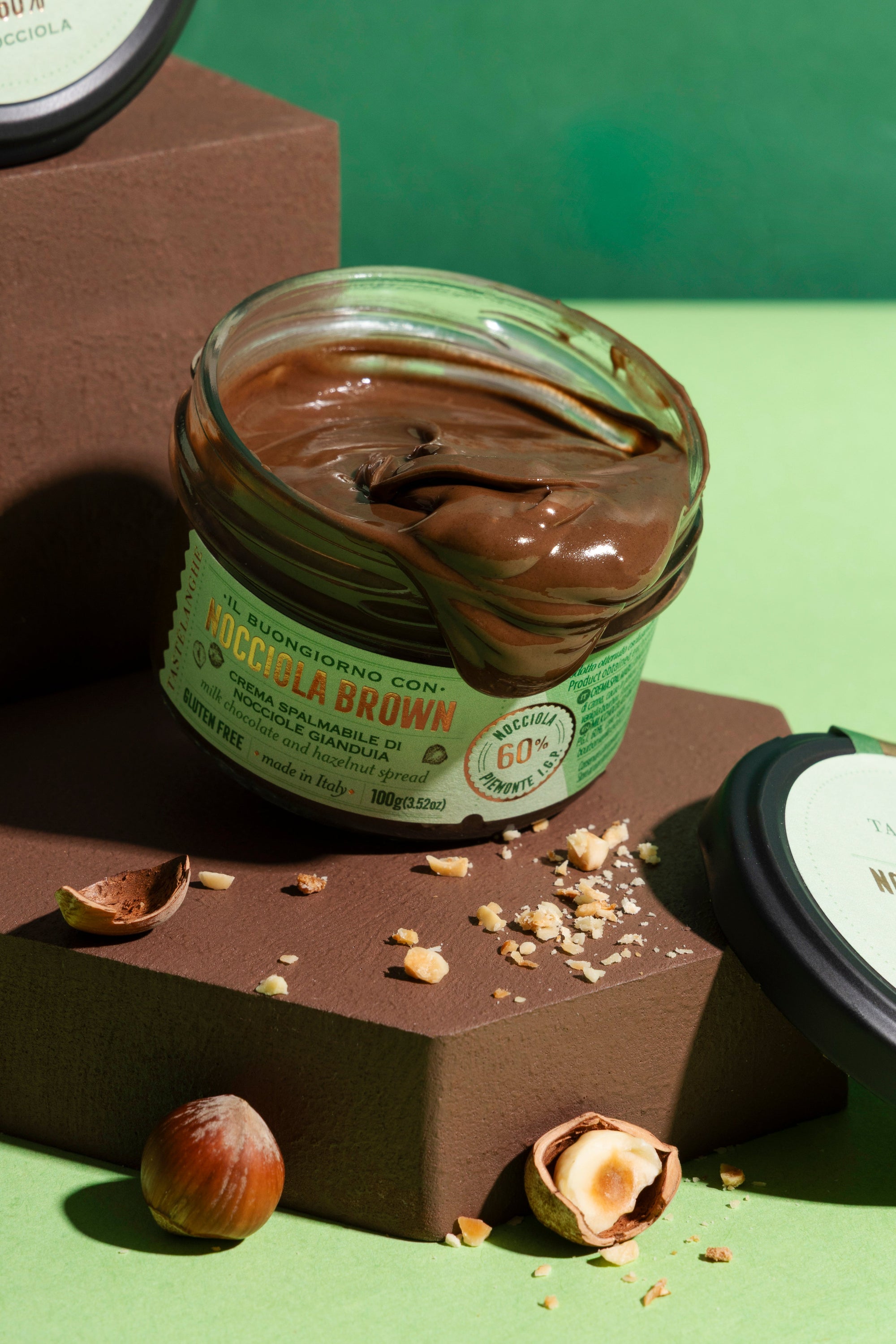 1 vaso di Crema di Nocciole Piemonte IGP delle Langhe (100g) - Tastëlanghe Azienda Agricola