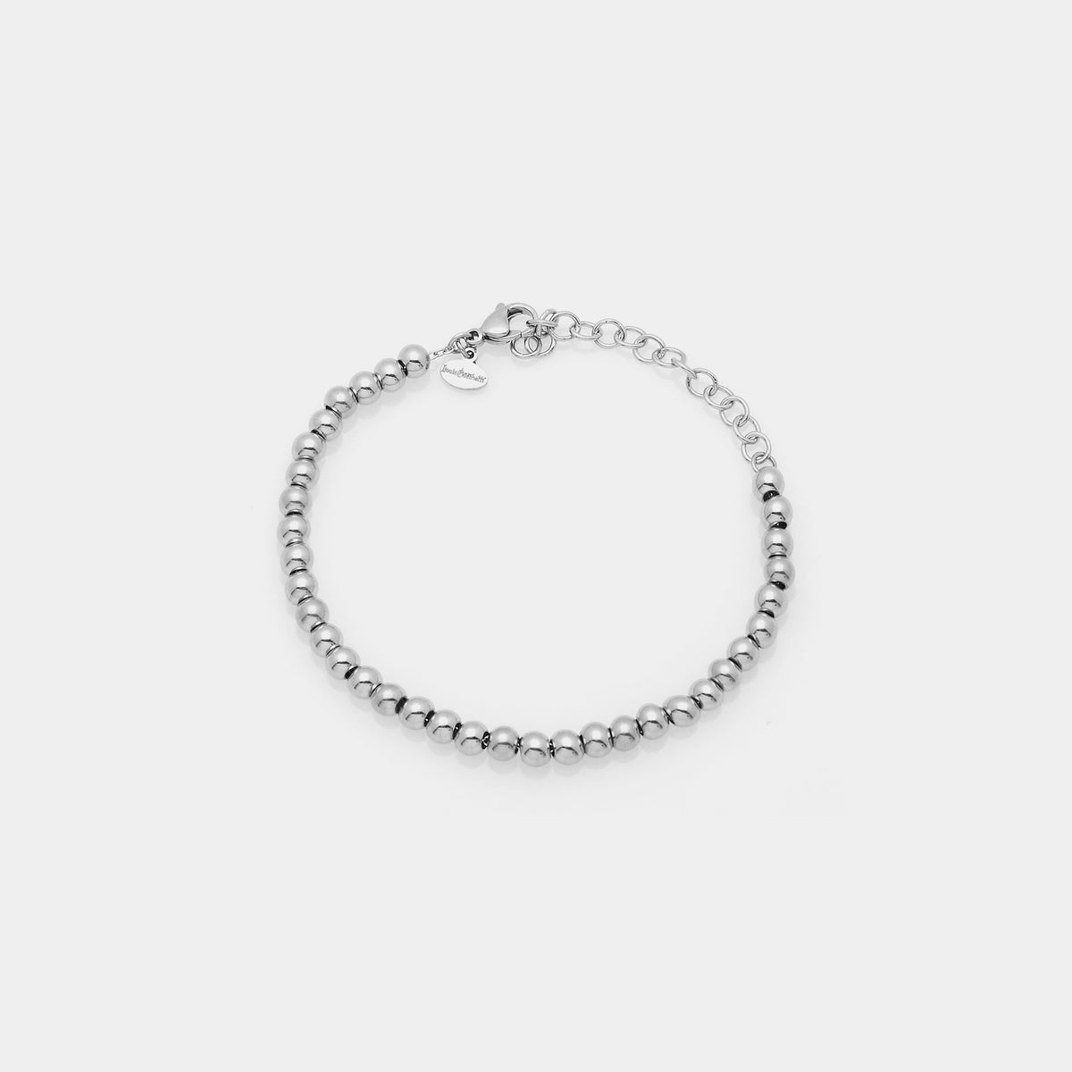 Shiny spheres steel bracelet