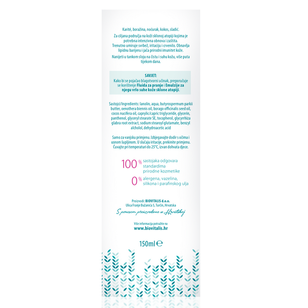 AKUT Balm for the care of very dry skin prone to atopy