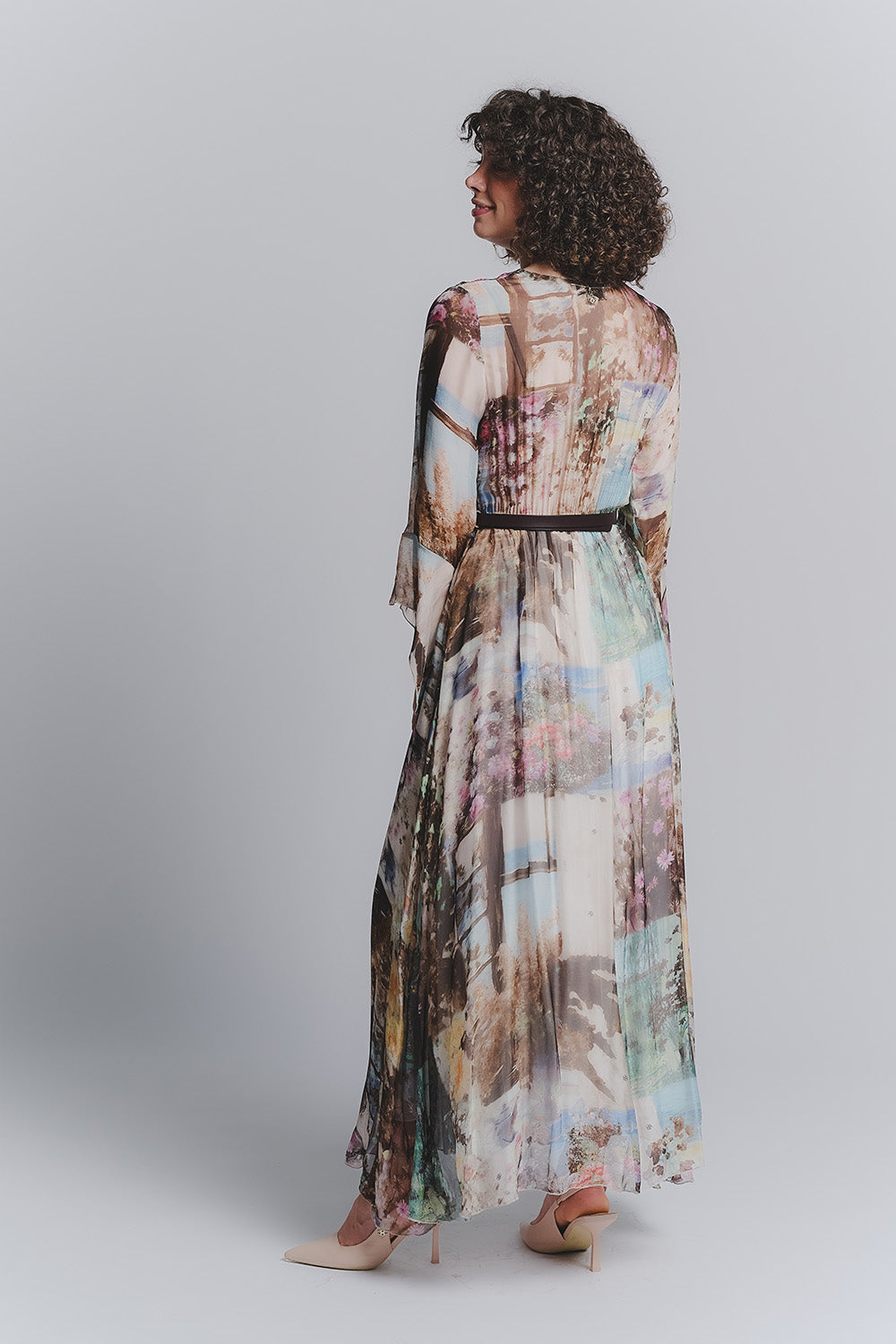 Long Silk Dress Panorama