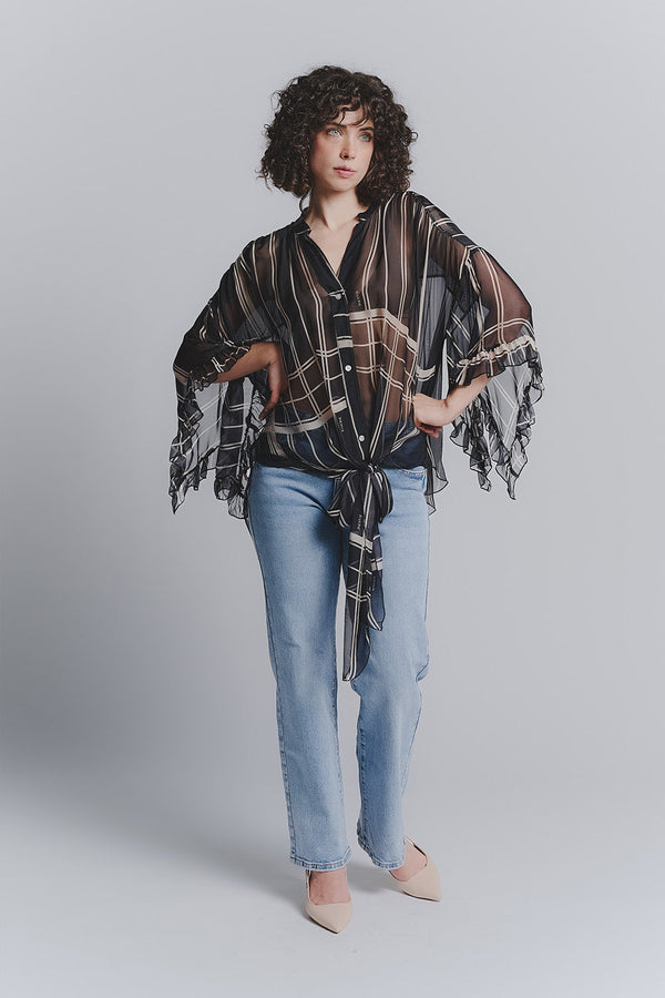 Blusa Nera Seta