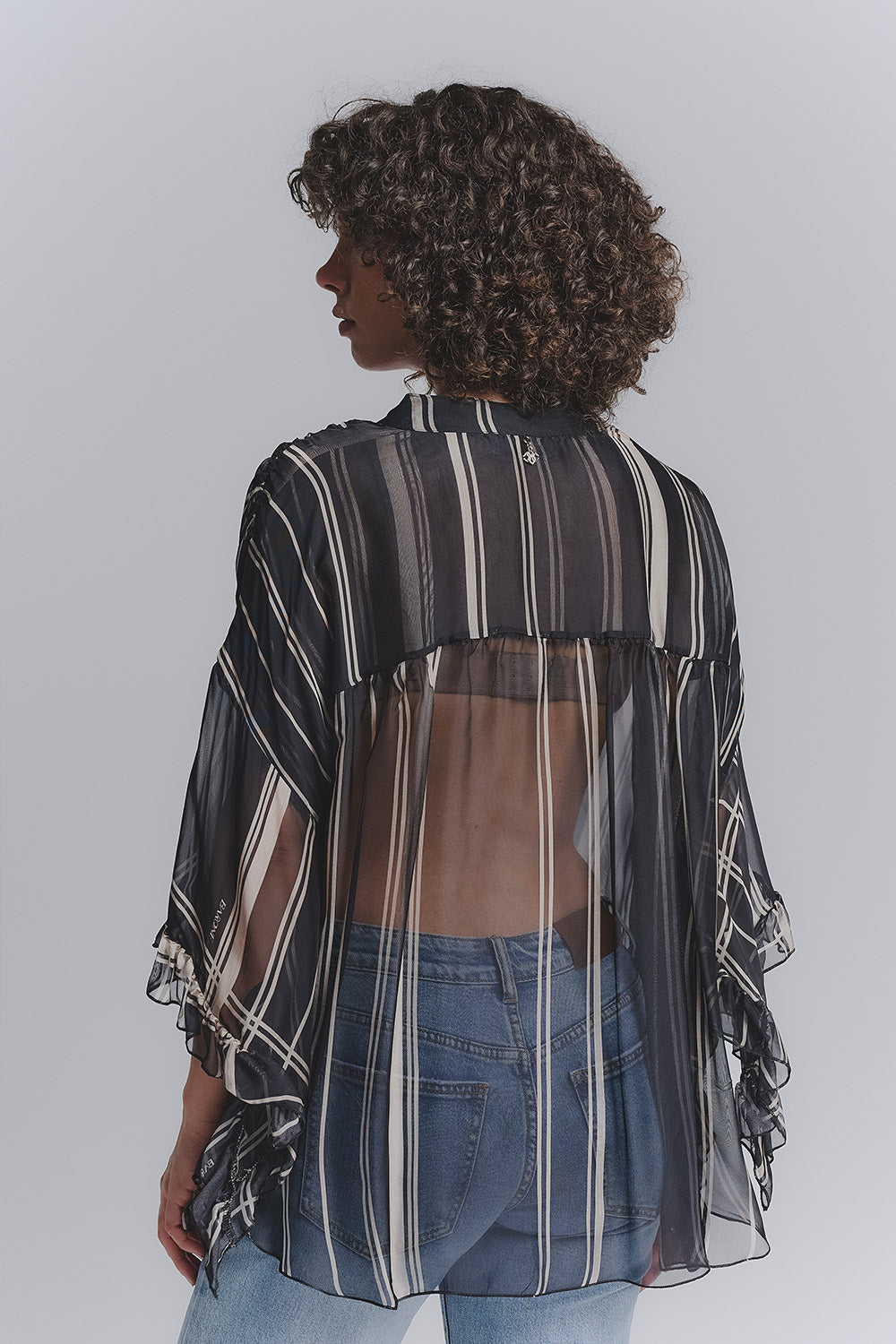 Black Silk Blouse