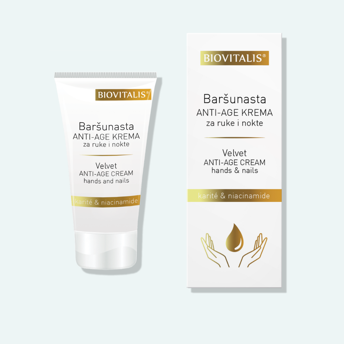 BIOVITALIS Baršunasta anti-age krema za ruke
