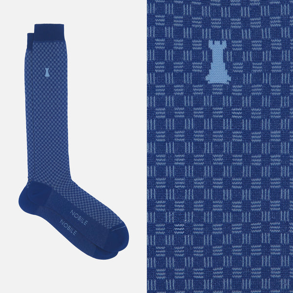 Bernini - Long socks with geometric stripes