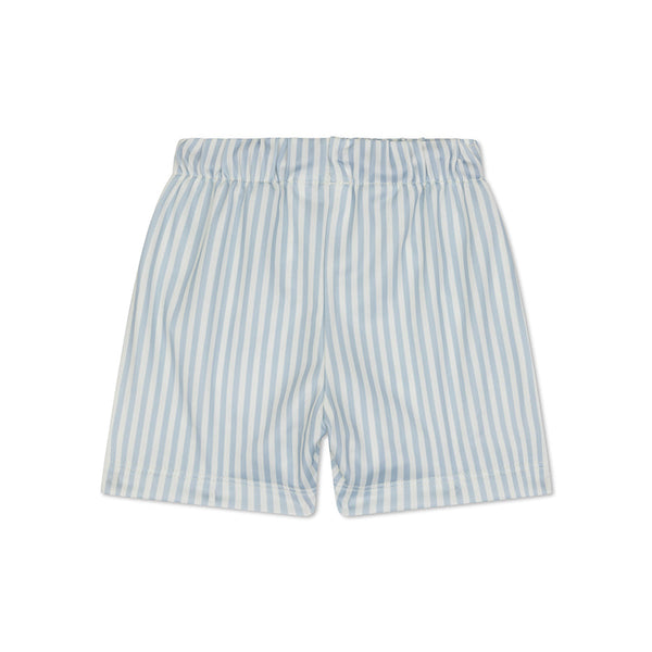 Blue Stripes | Blue/White UV Swim Boxer for Boys