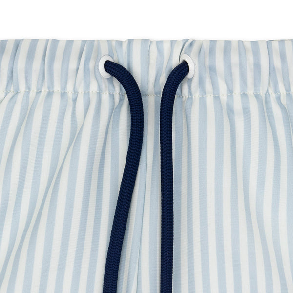 Blue Stripes | Blue/White UV Swim Boxer for Boys