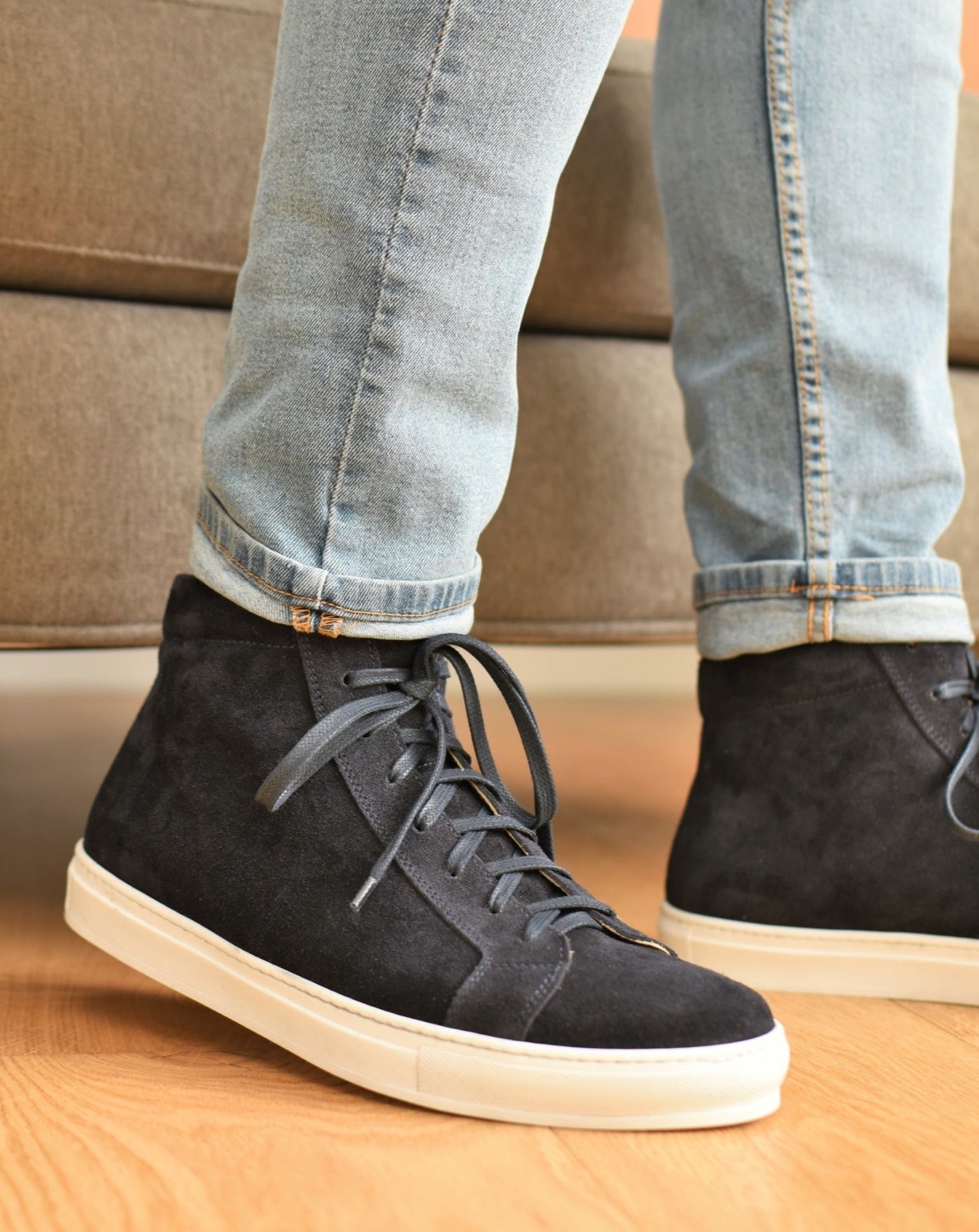 BOLOGNA - Navy Suede