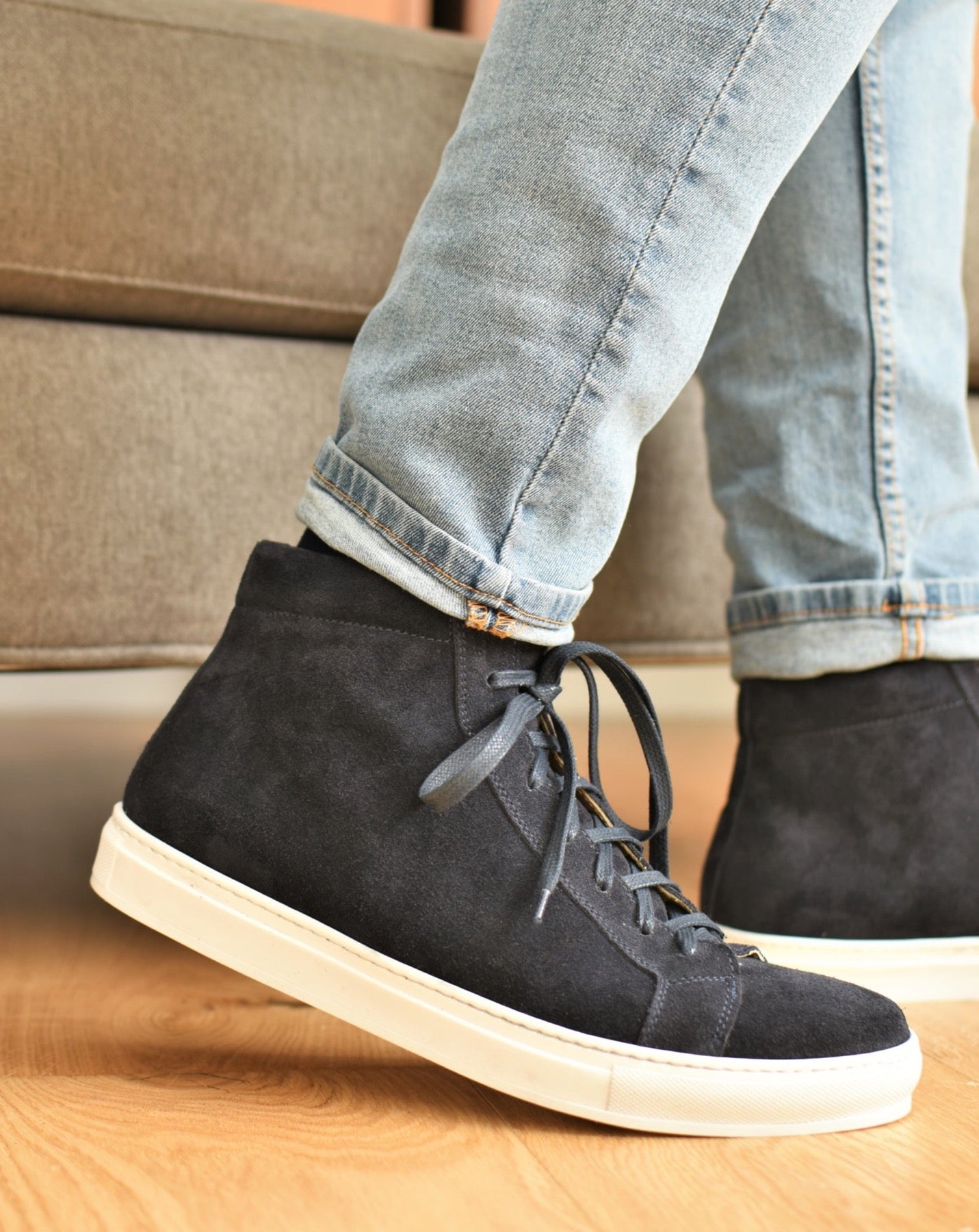 BOLOGNA - Navy Suede