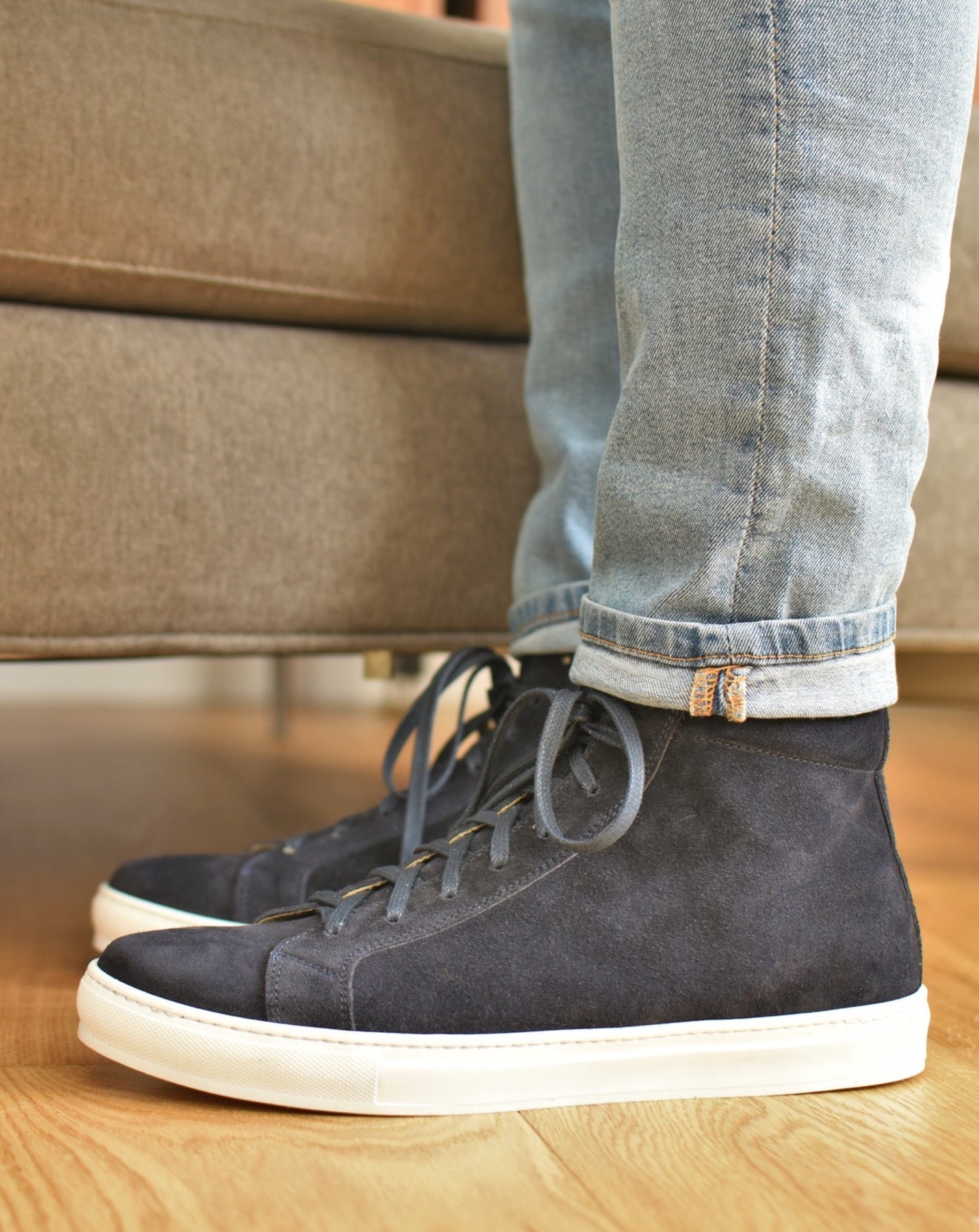 BOLOGNA - Navy Suede