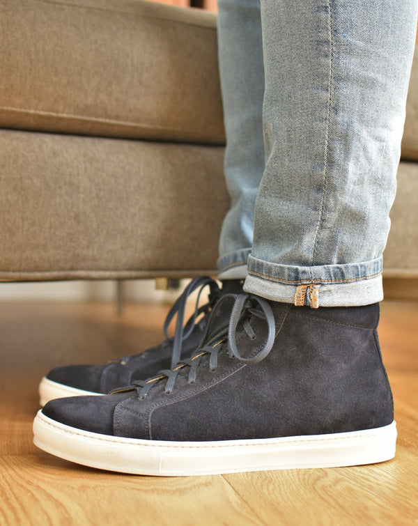 BOLOGNA - Navy Suede