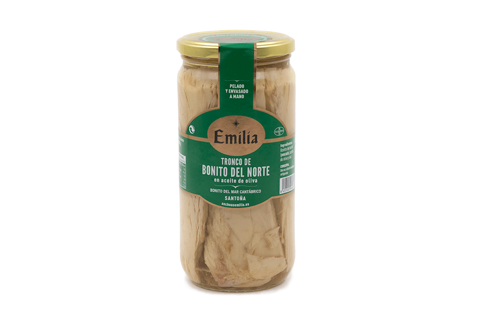 Bonito del norte en aceite de oliva tarro 750gr.