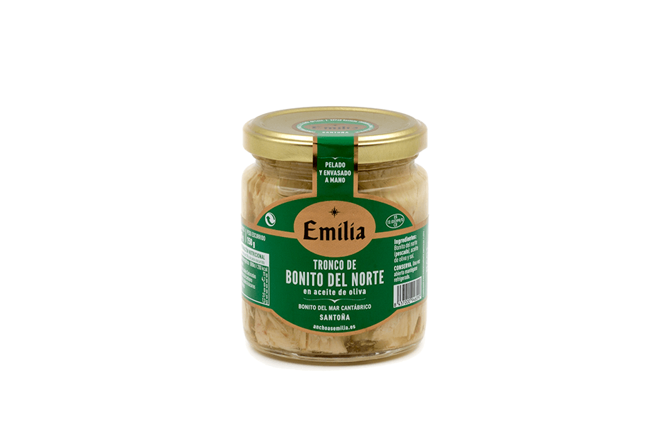 Northern bonito in olive oil jar 225g.