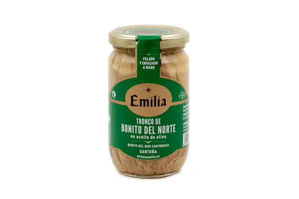 North Atlantic bonito in olive oil jar 330g.