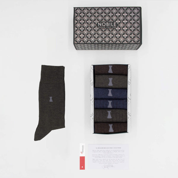 Mèlange - Box of 6 Short Socks