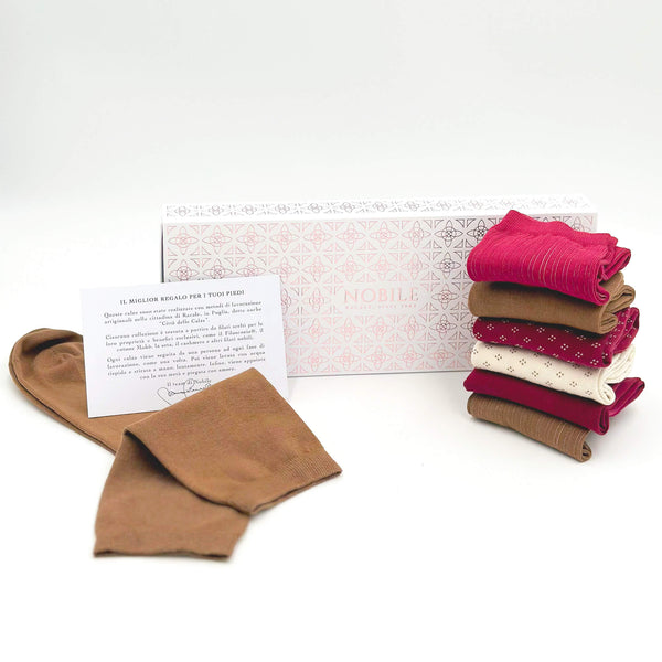 Casual Drawer - Box of 6 Short Socks