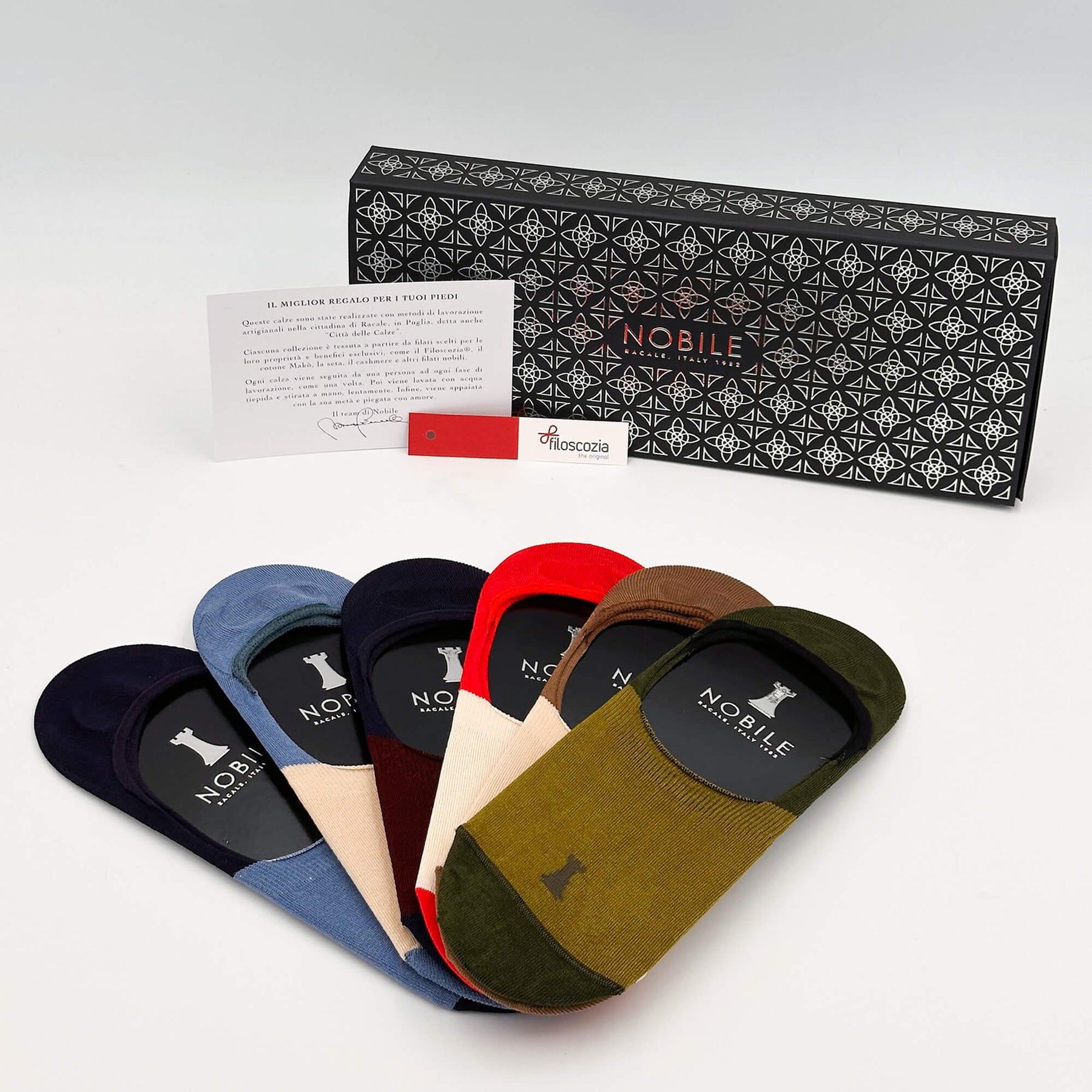 Invisible Socks 6 Pairs - Bicolor Mix