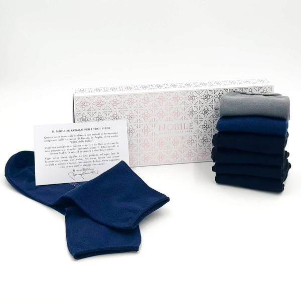 No-Stress Basic - Scatola di 6 Calzini Misti