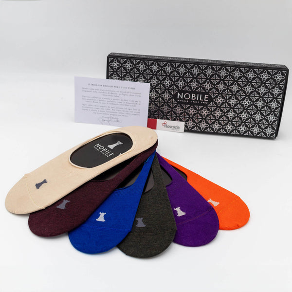 Invisible socks 6 pairs - Mixed colors