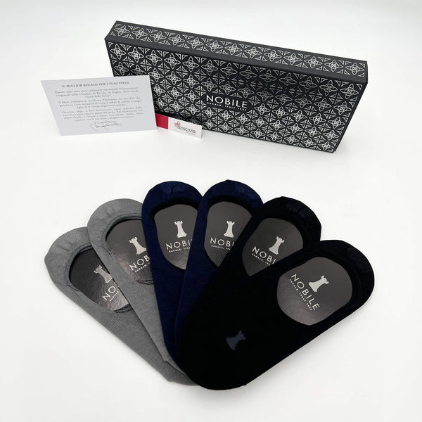 Invisible socks 6 pairs - Essential shades