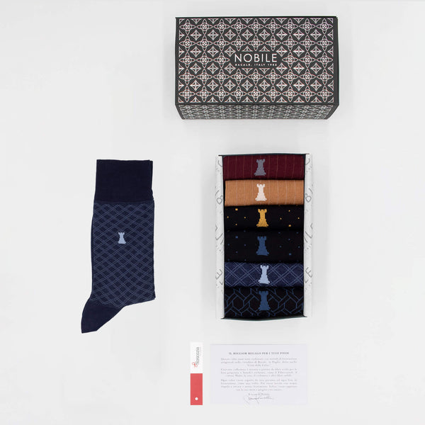 Boîte de 6 Chaussettes Courtes - Mélange Décontracté