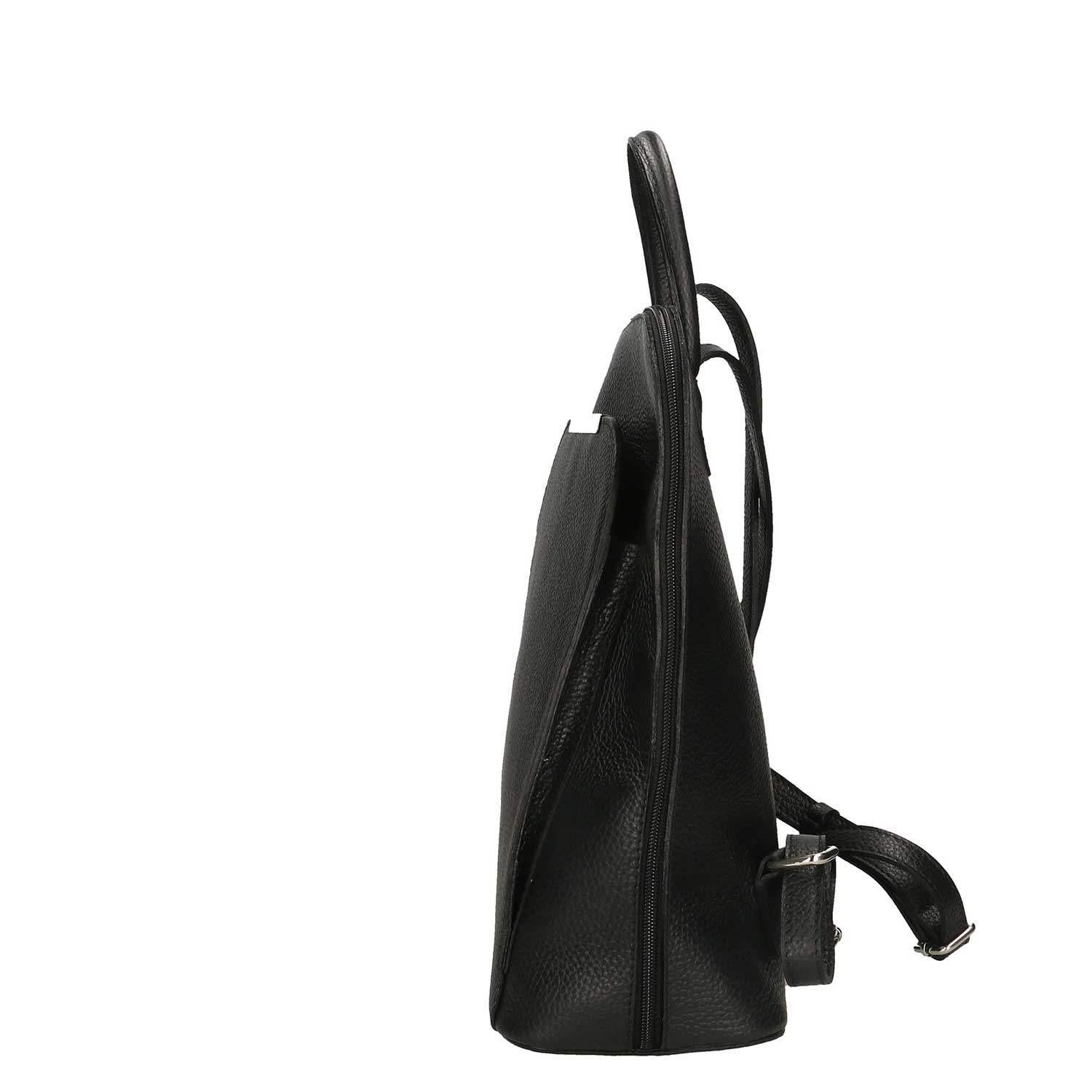 Borsa zaino da donna in Vera Pelle artigianale - 29 x 32 x 13 Cm -  3347