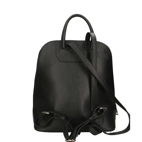 Borsa zaino da donna in Vera Pelle artigianale - 29 x 32 x 13 Cm -  3347